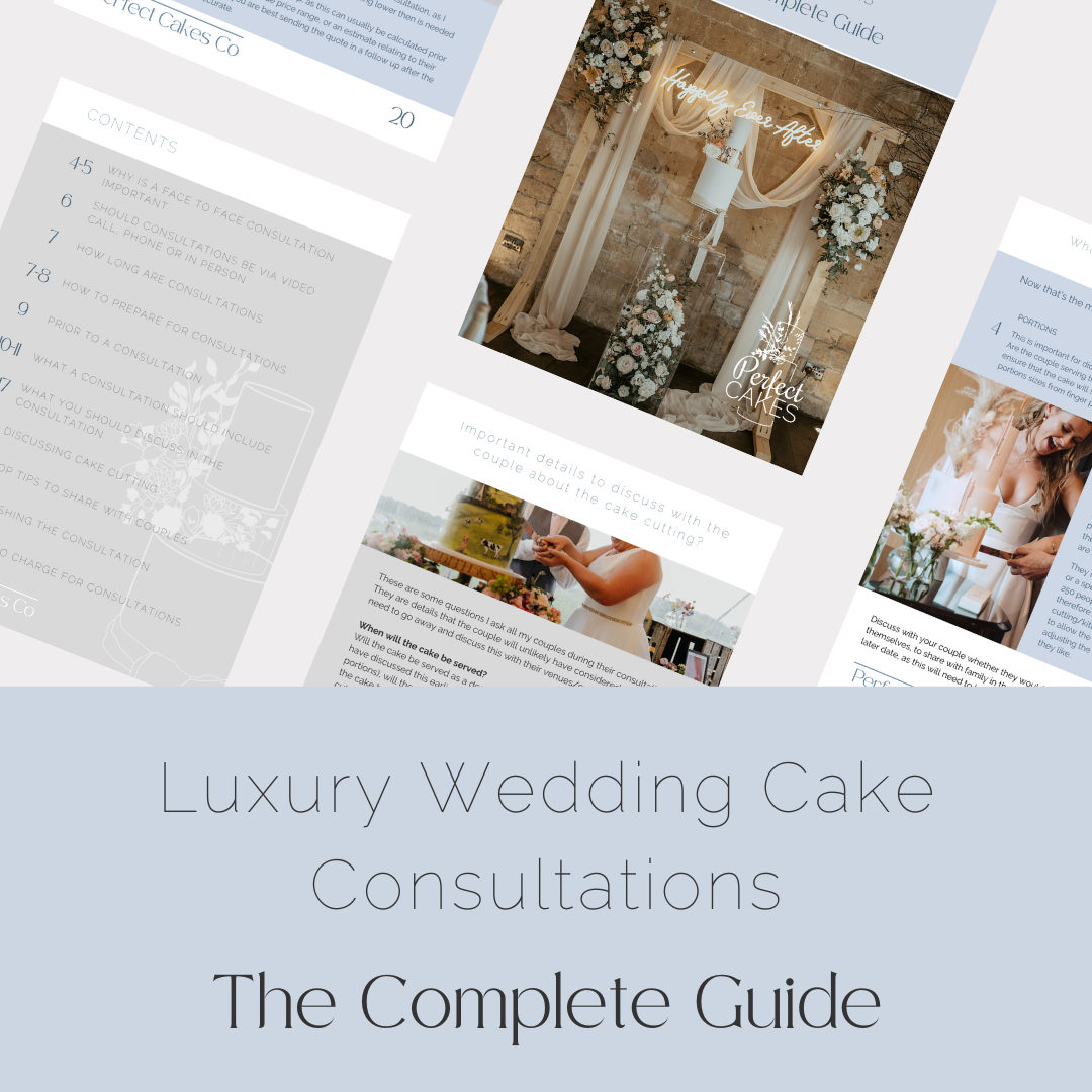 Luxury Wedding Cake Consultations - The Complete Guide
